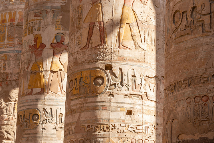 Colonnes de la salle hypostyle